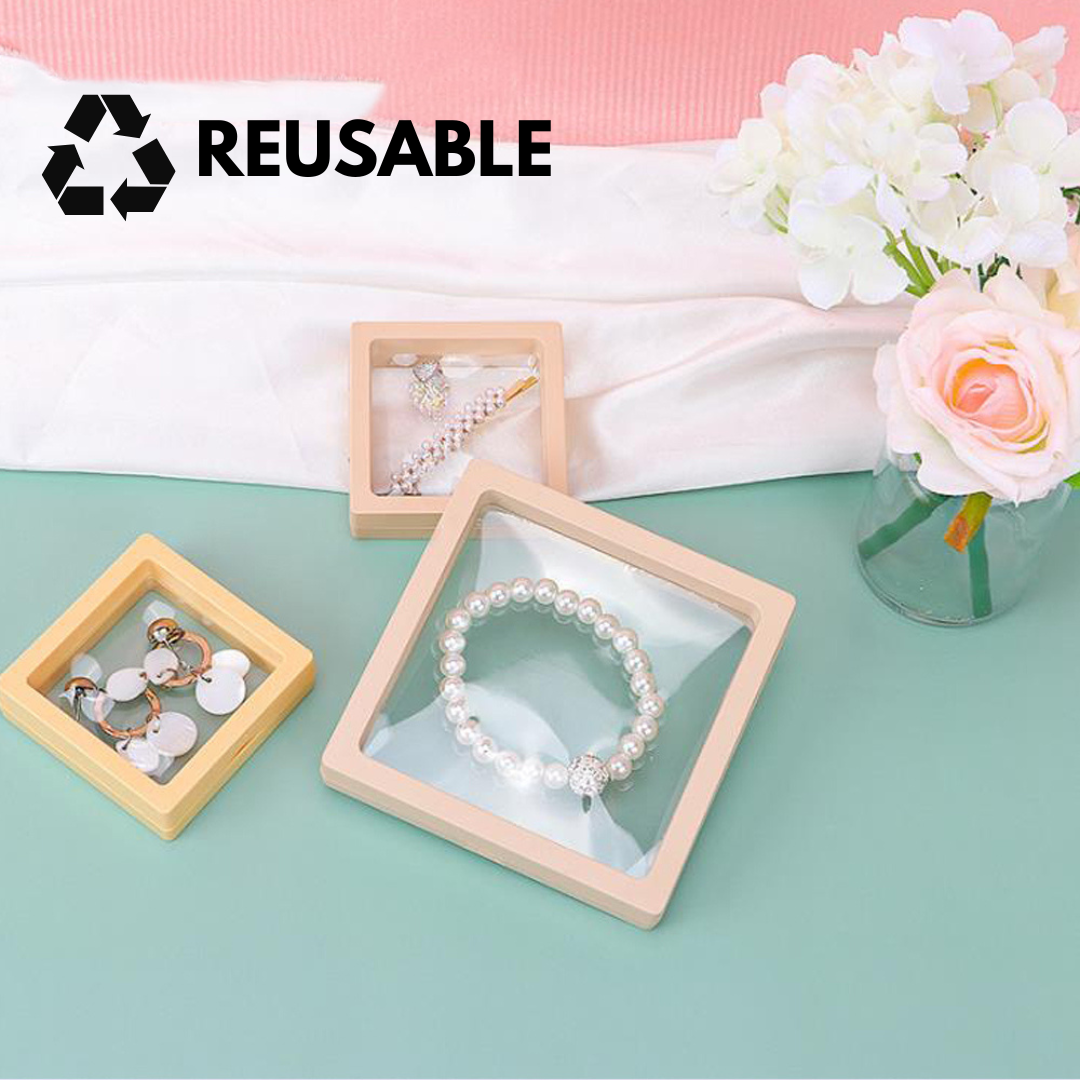 Reusable 3D Floating Frame