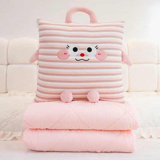 2-in-1 Plush Pillow Blanket