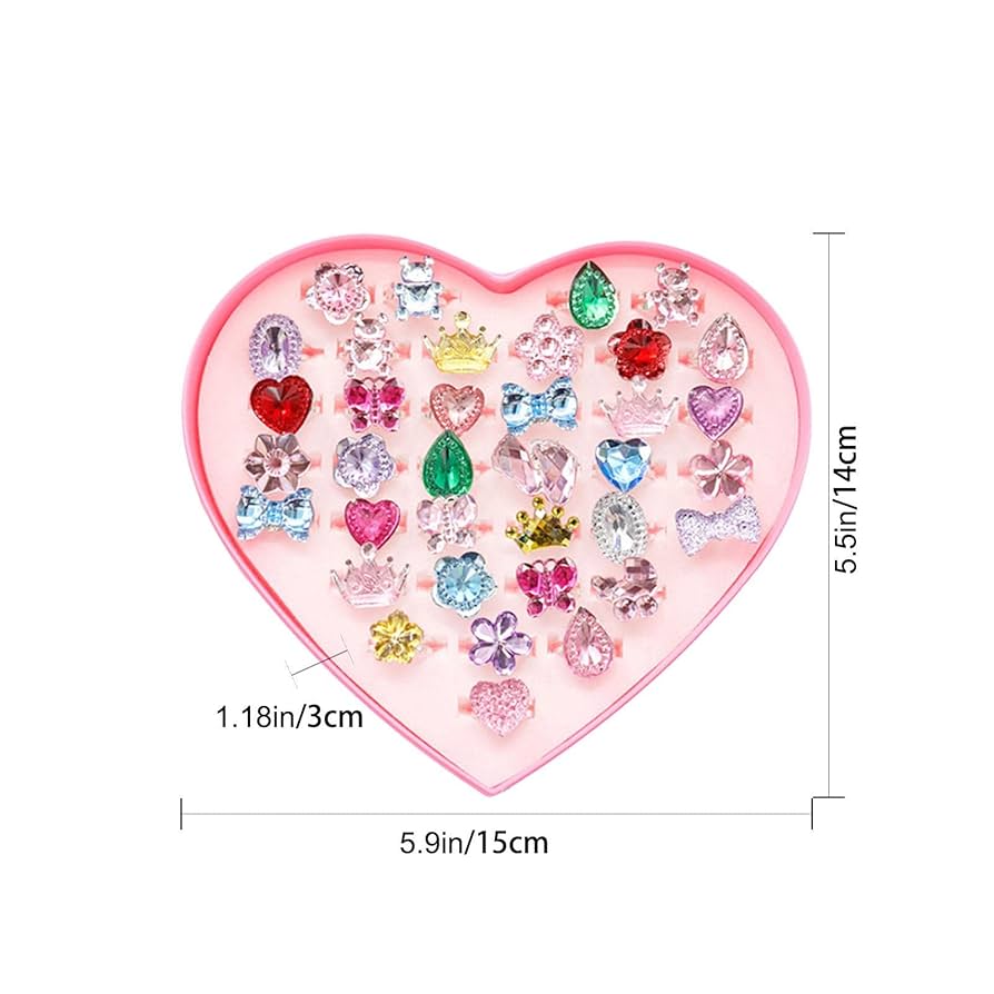 Princess Treasure Ring Box – 36 Rings