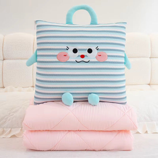 2-in-1 Plush Pillow Blanket