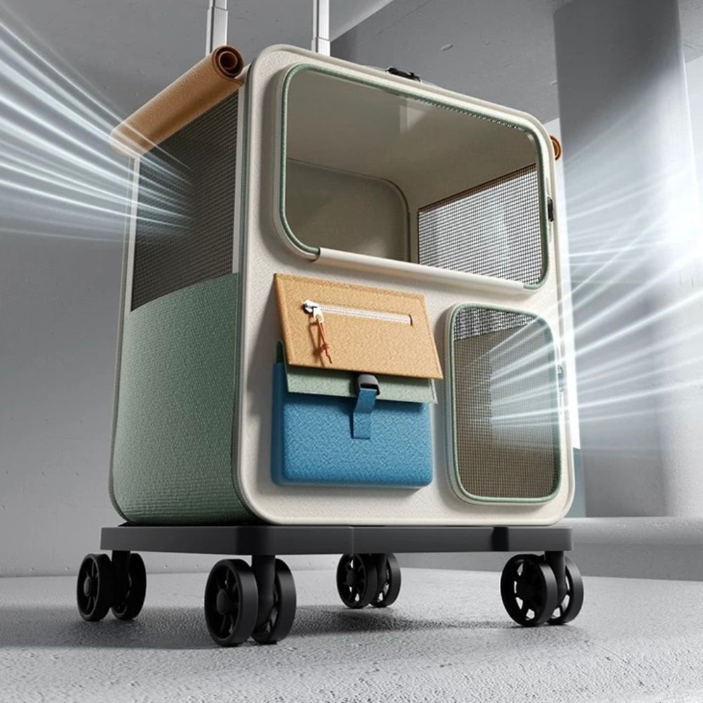 3-in-1 Pet Carrier with Wheels
