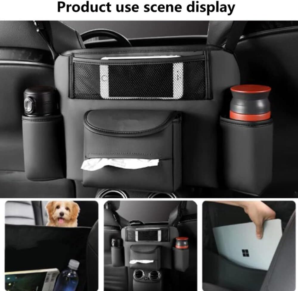 Car Durable Leather Handbag Organizer