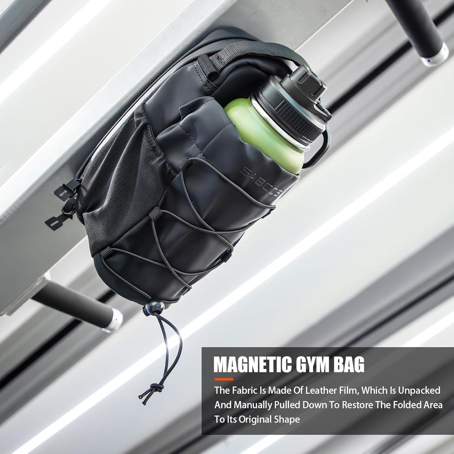 Magnetic Sports Gym Bag - Black