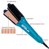3D Hair Straightener & Crimper with Interchangeable Plates