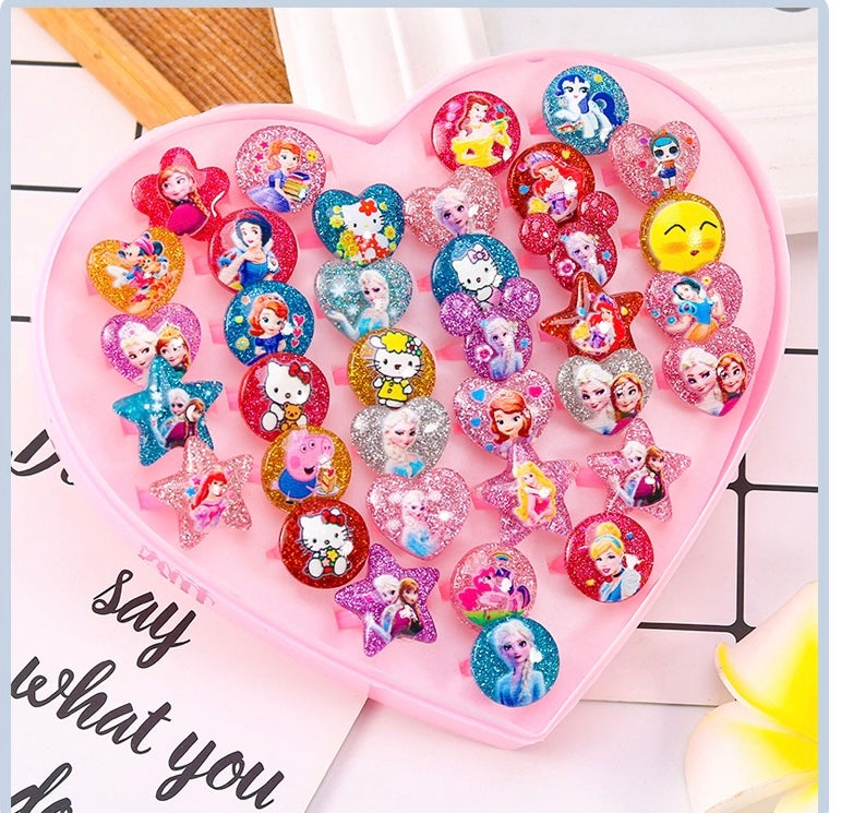 Princess Treasure Ring Box – 36 Rings