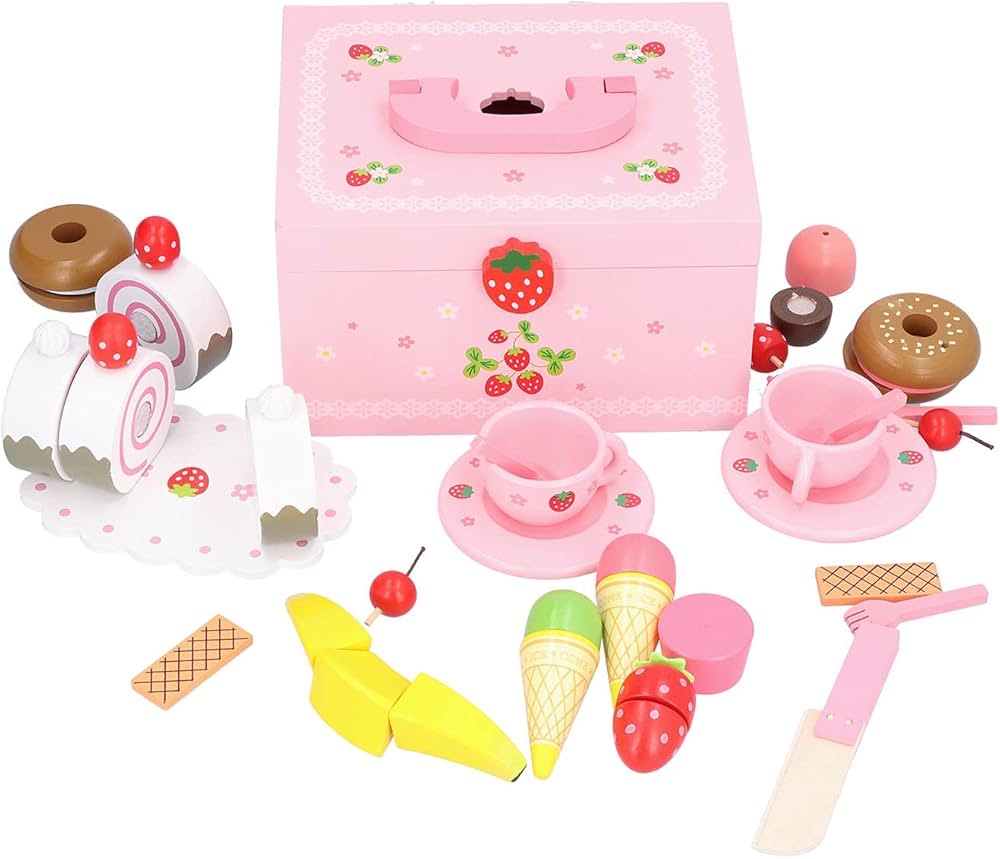 Sweet Fantasy Wooden Dessert Box (33-Piece)