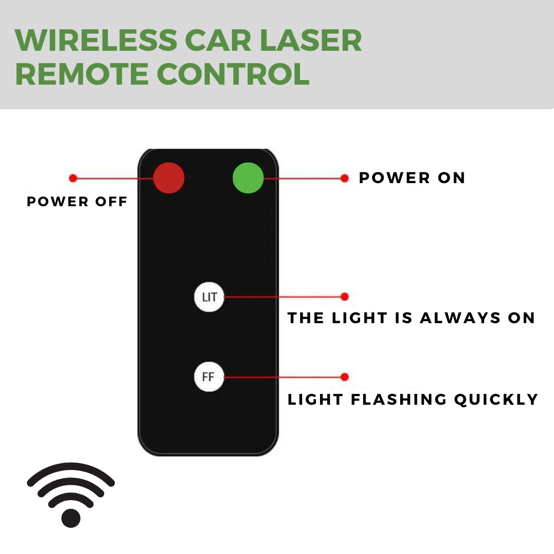 x2 Car Laser Warning Lights