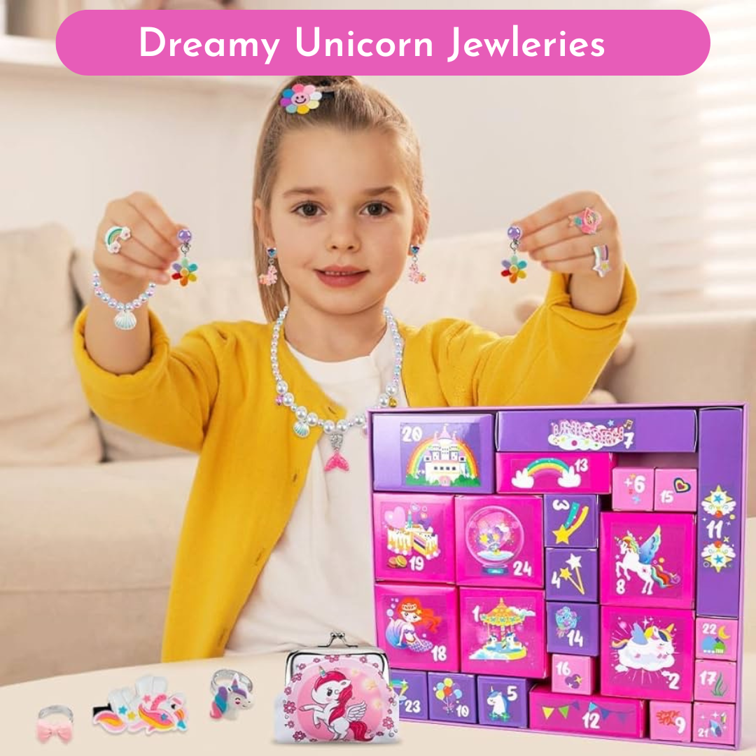 Unicorn Princess 24-Day Surprise Christmas Calendar - 24 Gifts