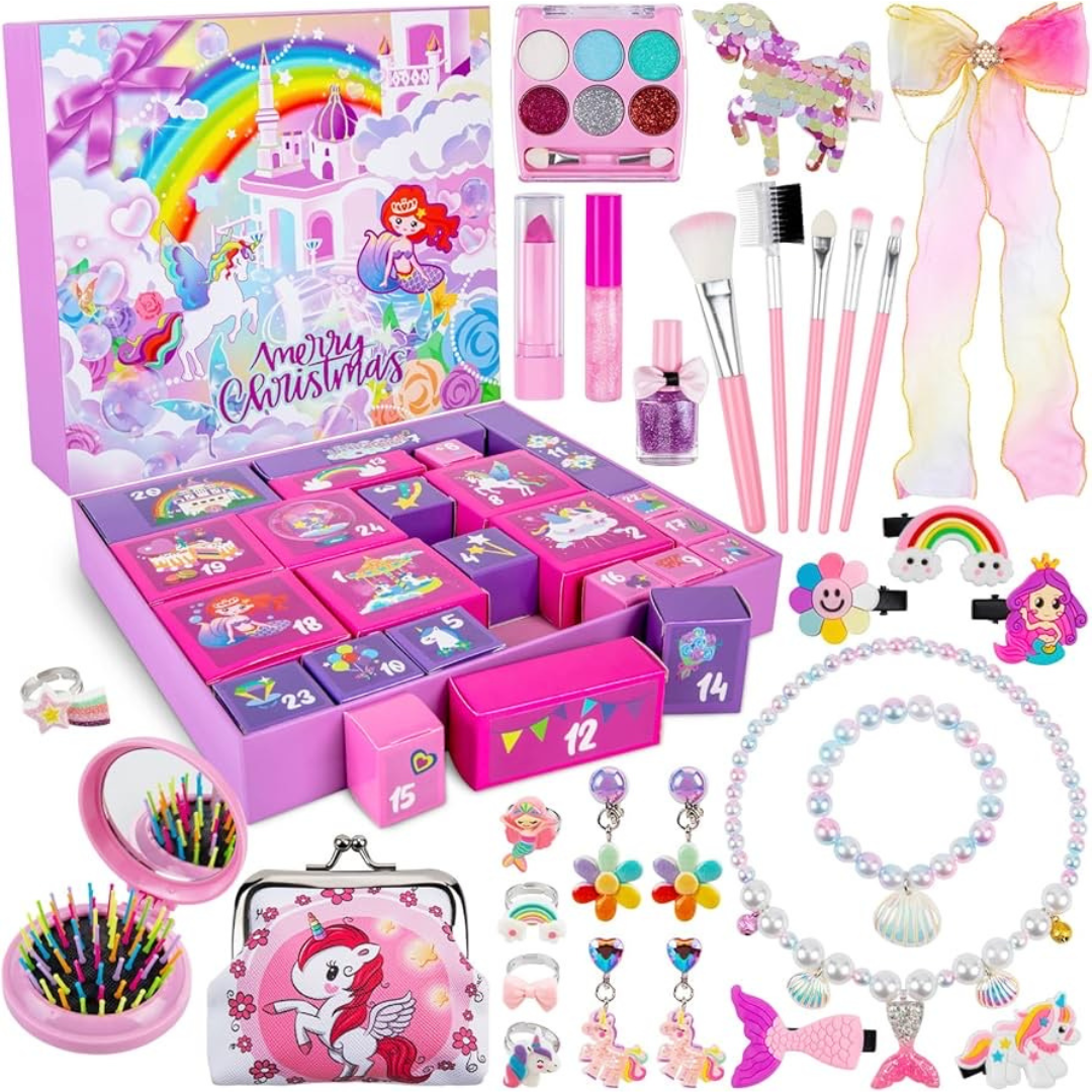 Unicorn Princess 24-Day Surprise Christmas Calendar - 24 Gifts
