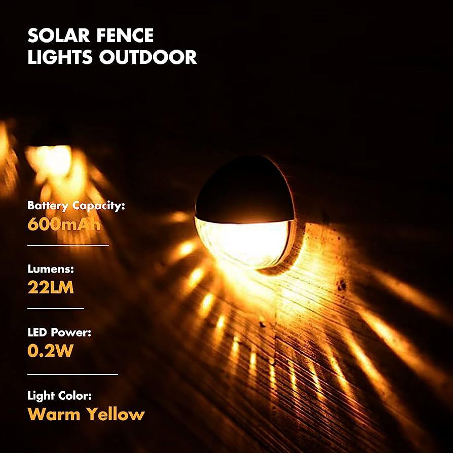 Solar Fence Lights