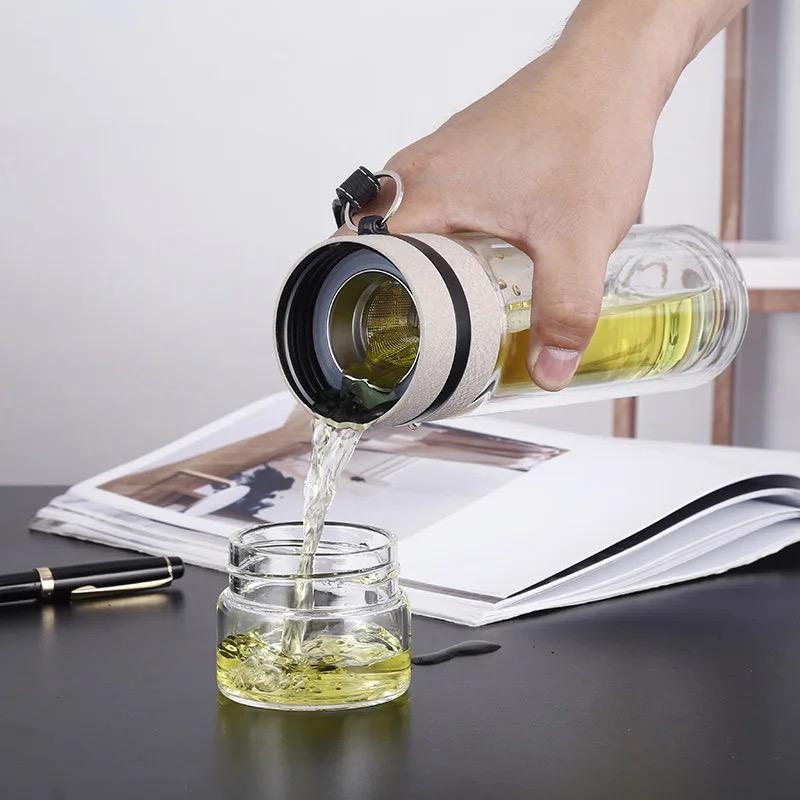 360ml Tea Glass Bottle Infuser