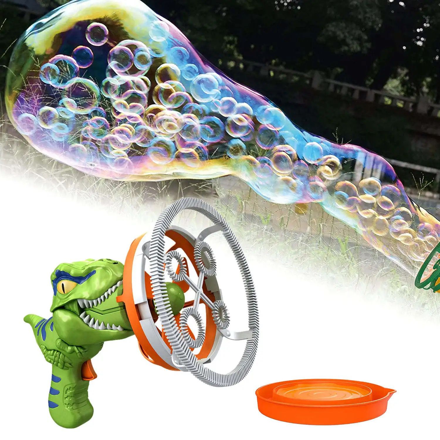 Dinosaur's Bubble Gun