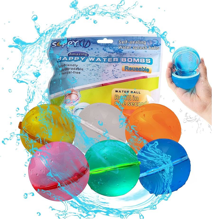 Clasp Water Balloon – 6 Pcs Per Pack