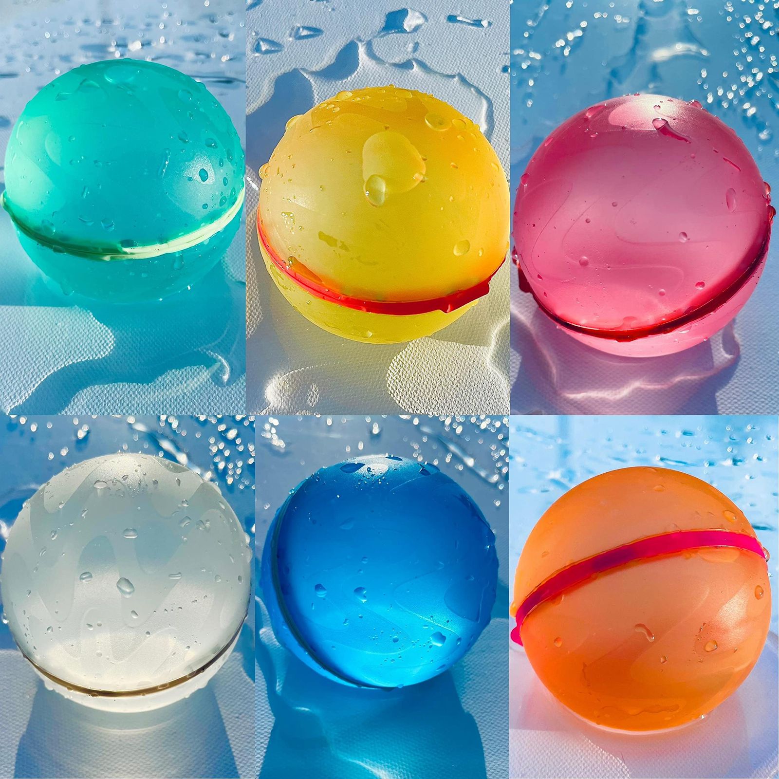 Clasp Water Balloon – 6 Pcs Per Pack