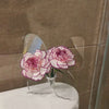 Butterfly Vase Flowers Acrylic Pot Desk