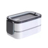 Double layer lunch box