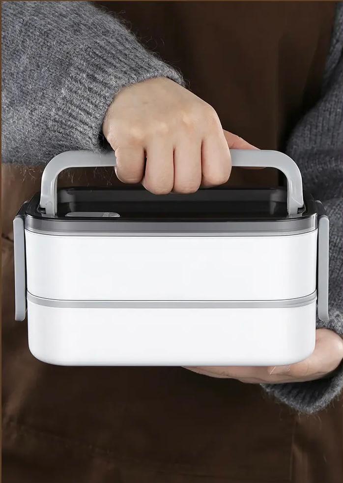 Double layer lunch box