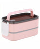 Double layer lunch box